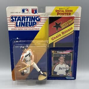 1992 Kenner Starting Lineup Craig Biggio Houston Astros